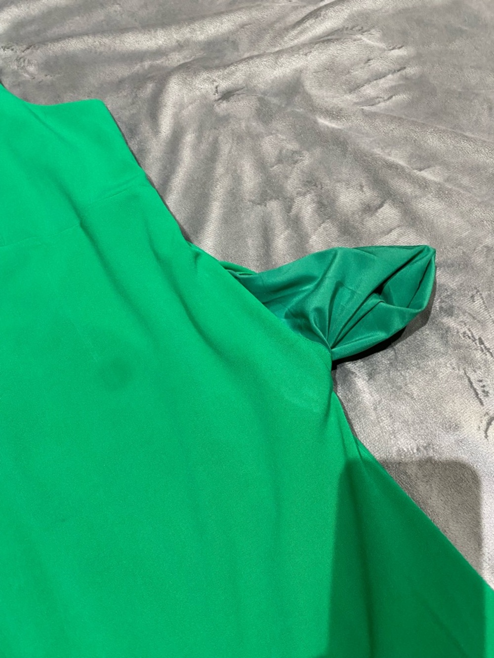 J. Crew Factory Kelly Green Sleeveless V-Neck A-Line Mini Dress - Picture 13 of 13